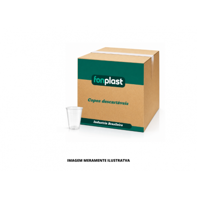 COPO - FONPLAST - 180ml TRANSPARENTE - 100un